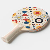 Palas de ping pong diseño geométrico 卓球ラケット (正面アングル)