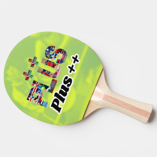 Palas de Ping Pong Plus ++ 卓球ラケット (横)