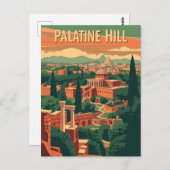 Palatine Hill,ローマ,イタリア遺跡芸術 ポストカード (正面/裏面)