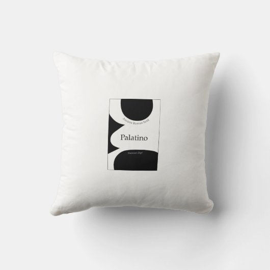 Palatino Typography クッション (裏面)