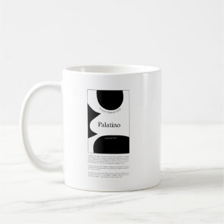 Palatino Typography コーヒーマグカップ