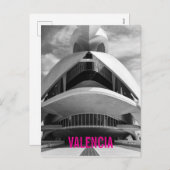 Palau de les Arts Reina Sofia, Valencia シーズンポストカード (正面/裏面)