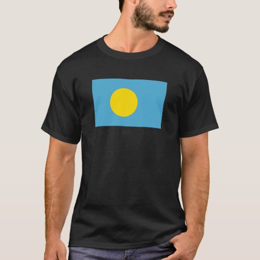 Palau Flag T-Shirt, Patriotic T-Shirt Tシャツ (正面)