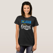 Palauan Queen Palau Palauan Palau Flag Tシャツ (正面フル)