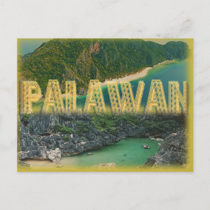 Palawan "世界の最も最高のな島" ポストカード