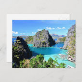 Palawan Lagoon, Philippines シーズンポストカード (正面/裏面)