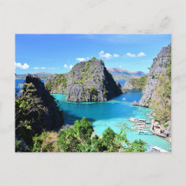 Palawan Lagoon, Philippines シーズンポストカード