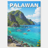 Palawan Philippines Travel マグネット (正面)