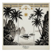 Palawan Philippines Triptych Wall Art ポスター (正面)