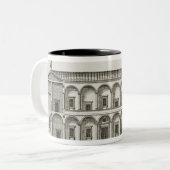 「Palazziディディミアムローマ」からのPalazzo di Santo Spirito、 ツートーンマグカップ (正面左)