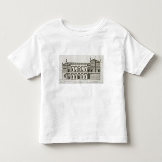 「Palazziディディミアムローマ」からのPalazzo di Santo Spirito、 トドラーTシャツ (正面)