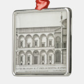 「Palazziディディミアムローマ」からのPalazzo di Santo Spirito、 メタルオーナメント (左)