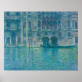 Palazzo da Mula, Venice (1908)by Claude Monet ポスター (正面)