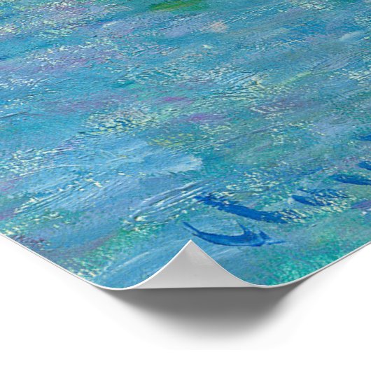 Palazzo da Mula, Venice (1908)by Claude Monet ポスター (角)