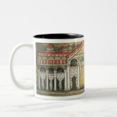 Palazzo di Teodorico、527-99の正面 ツートーンマグカップ (左)