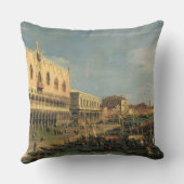 Palazzo DucaleおよびRivaのdegli Schiavoni、Venic クッション (裏面)