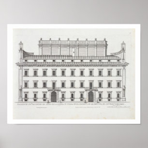 Palazzo Falconieri, Rome, from 'Palazzi di Roma', ポスター