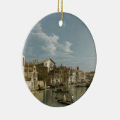 Palazzo FlanginiからのPalazzo Bemboへの大運河 セラミックオーナメント (右)