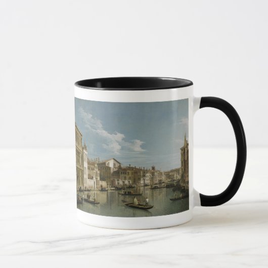 Palazzo FlanginiからのPalazzo Bemboへの大運河 マグカップ (右)