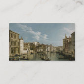 Palazzo FlanginiからのPalazzo Bemboへの大運河 名刺 (裏面)
