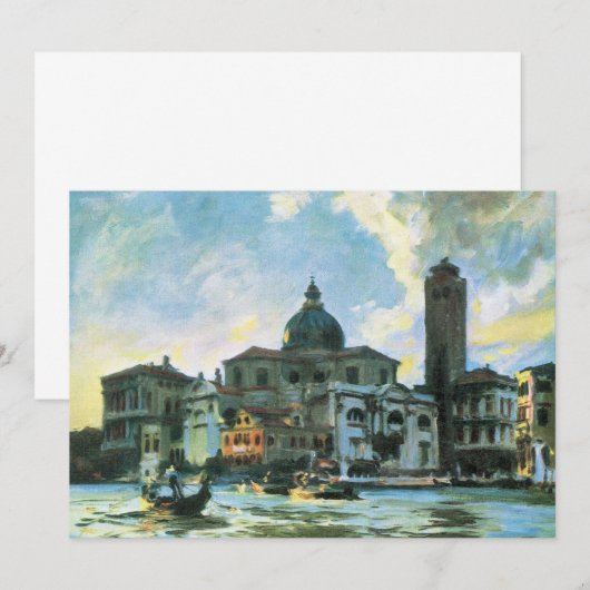 Palazzo Labia, Venice by John Singer Sargent (正面/裏面)