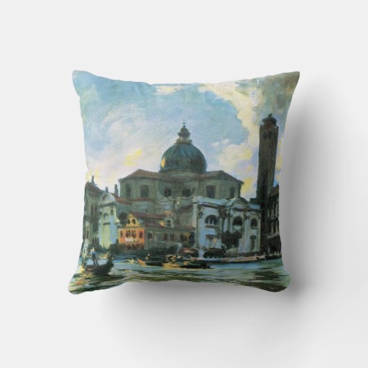 Palazzo Labia, Venice by John Singer Sargent クッション (裏面)