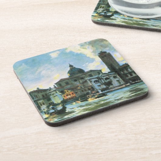 Palazzo Labia, Venice by John Singer Sargent コースター (左側)