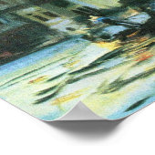 Palazzo Labia, Venice by John Singer Sargent ポスター (角)