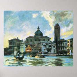 Palazzo Labia, Venice by John Singer Sargent ポスター