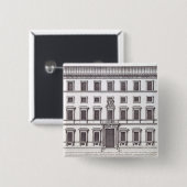 Palazzo Marchese、ローマのdesiの正面の眺め 缶バッジ (正面&裏面)