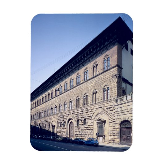 Palazzo Medici-Riccardi、1444年開始（写真） マグネット (縦)