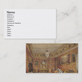 Palazzo Mocenigo、ベニスのByronの部屋(w/c pで 名刺 (正面/裏面)