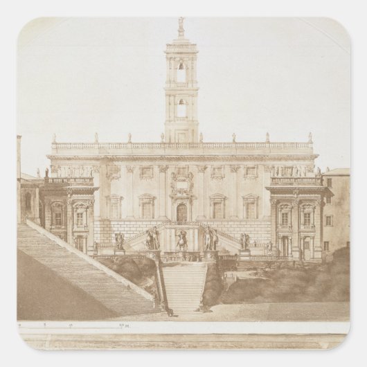 Palazzo Senatorioの国会議事堂、「Fragmeからのローマ、 スクエアシール (正面)