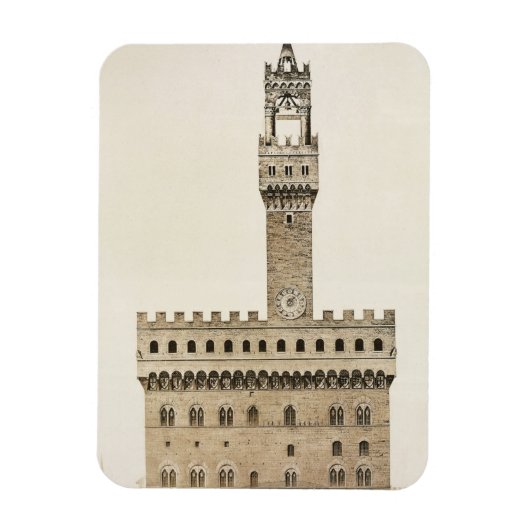Palazzo Vecchio、またはPalazzo della Signoria, Fl マグネット (縦)