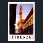 Palazzo Vecchio, Florence, Italy Vintage Travel ポスター<br><div class="desc">Firenze,  Florence,  Palazzo Vecchio,  Italy Vintage Travel  Posters</div>
