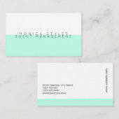 pale優雅を複雑にしました 名刺 (正面/裏面)