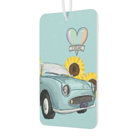 Pale Aqua Figaro air freshener カーエアーフレッシュナー (左)