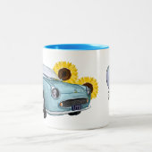 Pale Aqua Figaro coffee mug ツートーンマグカップ (中央)