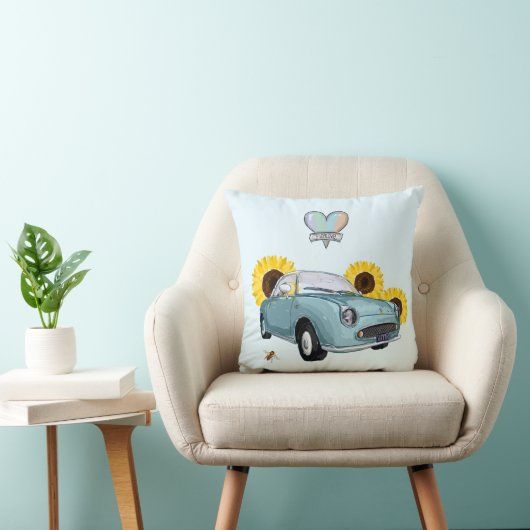 Pale Aqua Figaro pillow クッション (椅子)