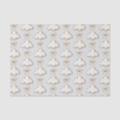 Pale Blue Cloud Nine Baby Shower 薄葉紙 (正面)