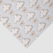 Pale Blue Cloud Nine Baby Shower 薄葉紙 (詳細)
