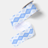 Pale blue diamond pattern サテンリボン (裏面)