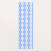 Pale blue diamond pattern ヨガマット (裏面)