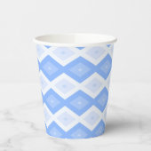 Pale blue diamond pattern 紙コップ (左)