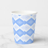 Pale blue diamond pattern 紙コップ (右)
