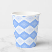 Pale blue diamond pattern 紙コップ (正面)