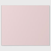 Pale Blush Pink Solid ラッピングペーパー (フラット)