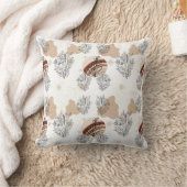 Pale Boho Wildflowers Flowers  クッション (ブランケット)