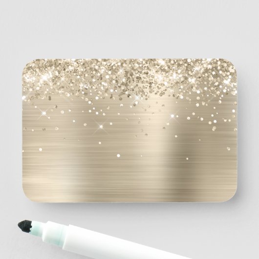 Pale Gold Glitter and Foil Blank 名札 (インサイチュ)