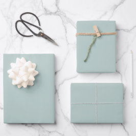 Pale Grayish Cyan Spring And Summer Trending Color ラッピングペーパーシート